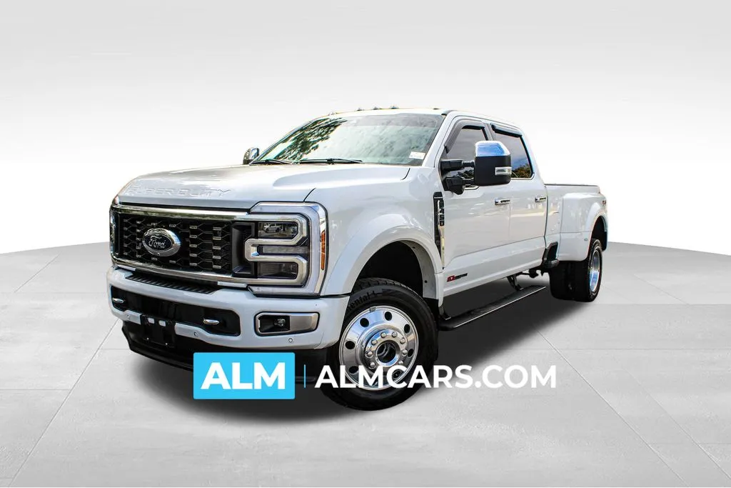 White 2024 Ford F-450SD Platinum for sale in Buford, GA