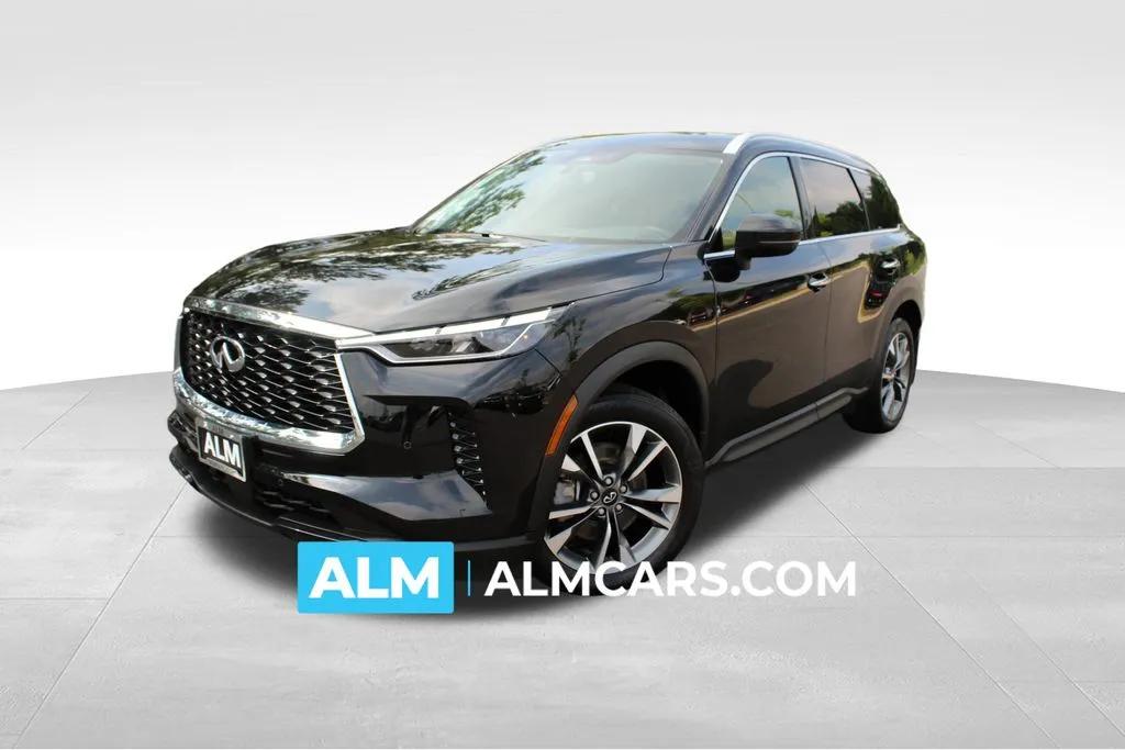 Black 2025 INFINITI QX60 LUXE for sale in Buford, GA