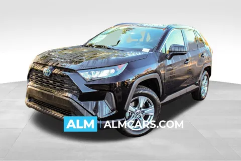 Black 2022 Toyota RAV4 Hybrid LE for sale in Buford, GA