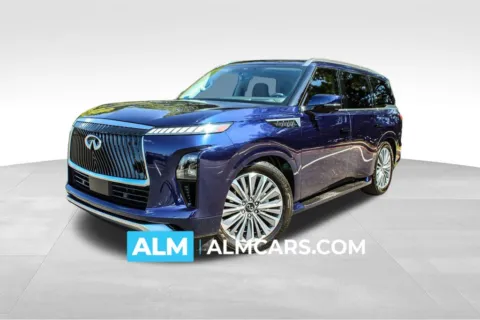 Blue 2025 INFINITI QX80 LUXE for sale in Buford, GA