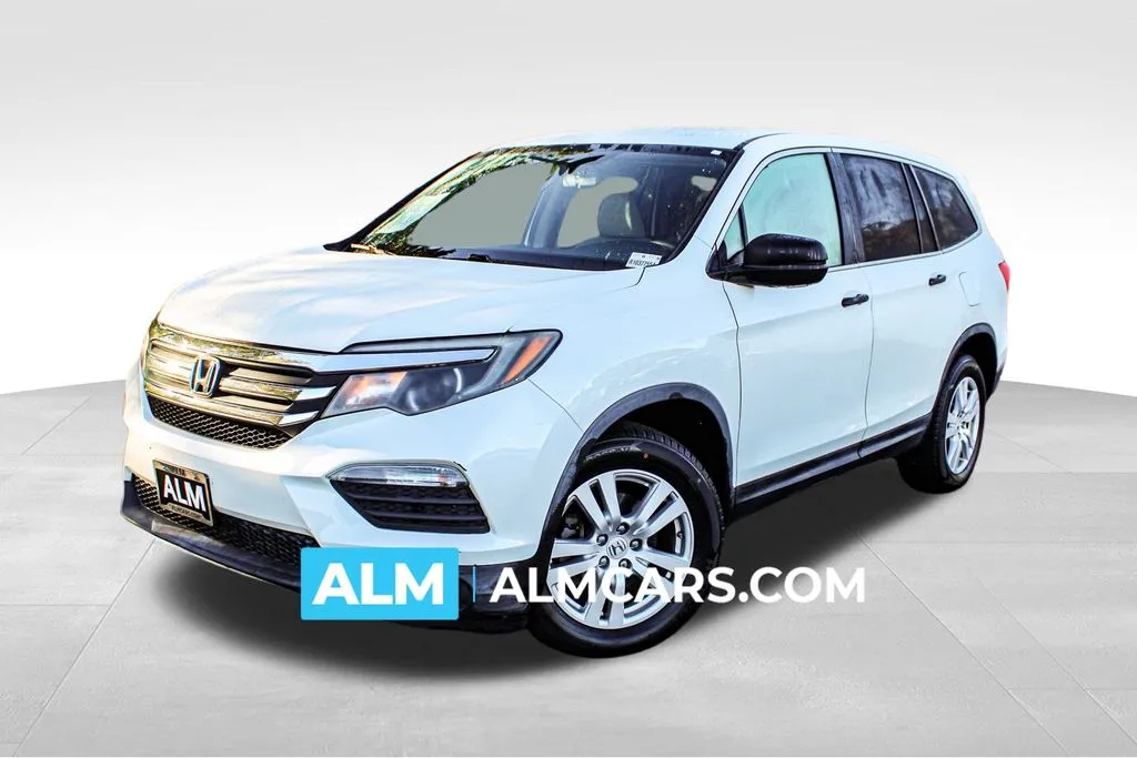 White 2016 Honda Pilot LX for sale in Buford, GA