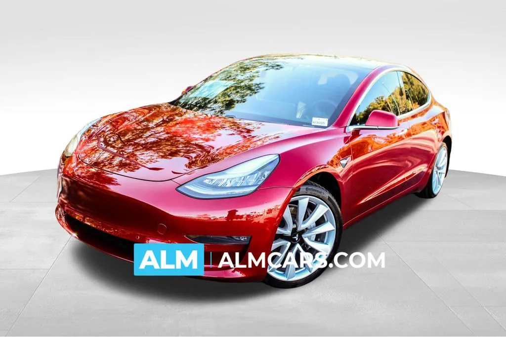 Red 2019 Tesla Model 3 Long Range for sale in Buford, GA