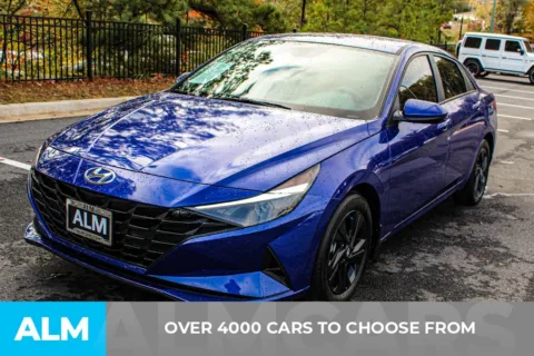 Another view of 2023 Hyundai Elantra Hybrid Blue for sale in Buford, GA at ALM Mall of Georgia