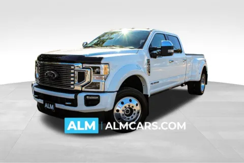 White 2022 Ford F-450SD Platinum for sale in Buford, GA