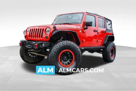 Red 2014 Jeep Wrangler Unlimited Rubicon for sale in Marietta, GA