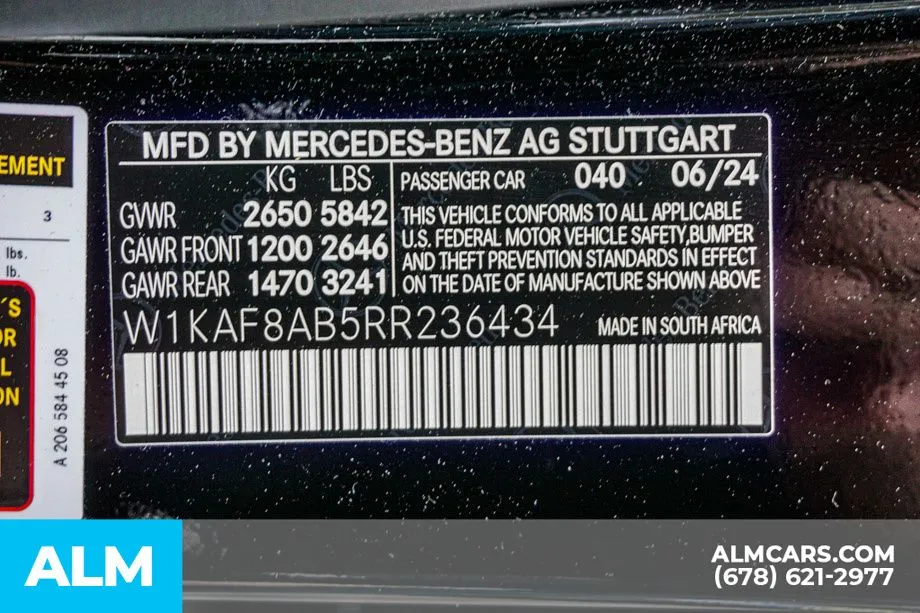 2024 Mercedes-Benz C-Class Sedan AMG C63 - Photo 62