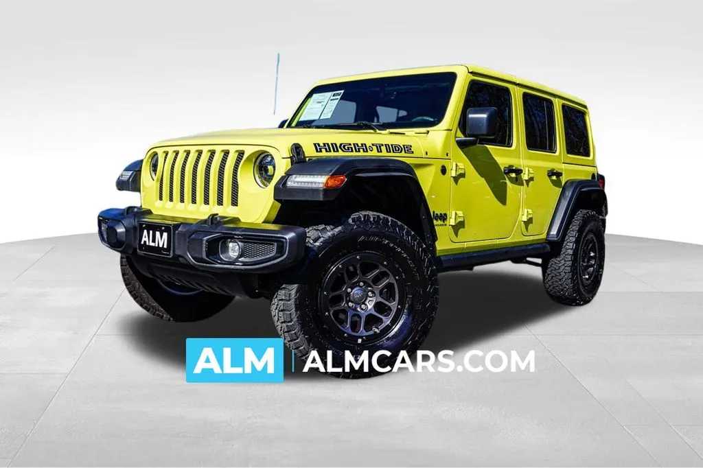 Yellow 2023 Jeep Wrangler High Tide for sale in Marietta, GA