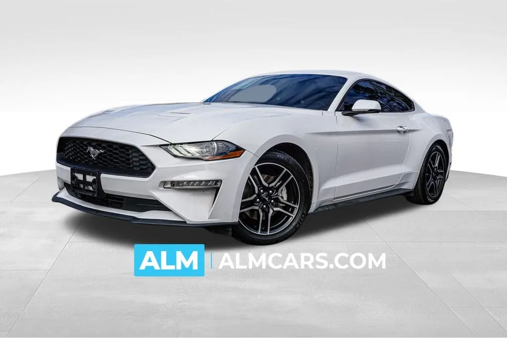 White 2020 Ford Mustang EcoBoost Premium for sale in Marietta, GA
