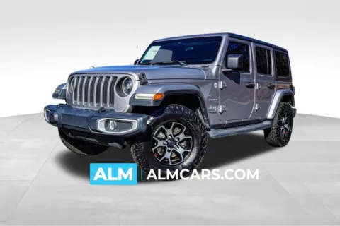 Silver 2019 Jeep Wrangler Unlimited Sahara for sale in Marietta, GA