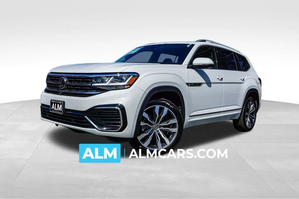 White 2023 Volkswagen Atlas 3.6L V6 SEL Premium R-Line for sale in Marietta, GA