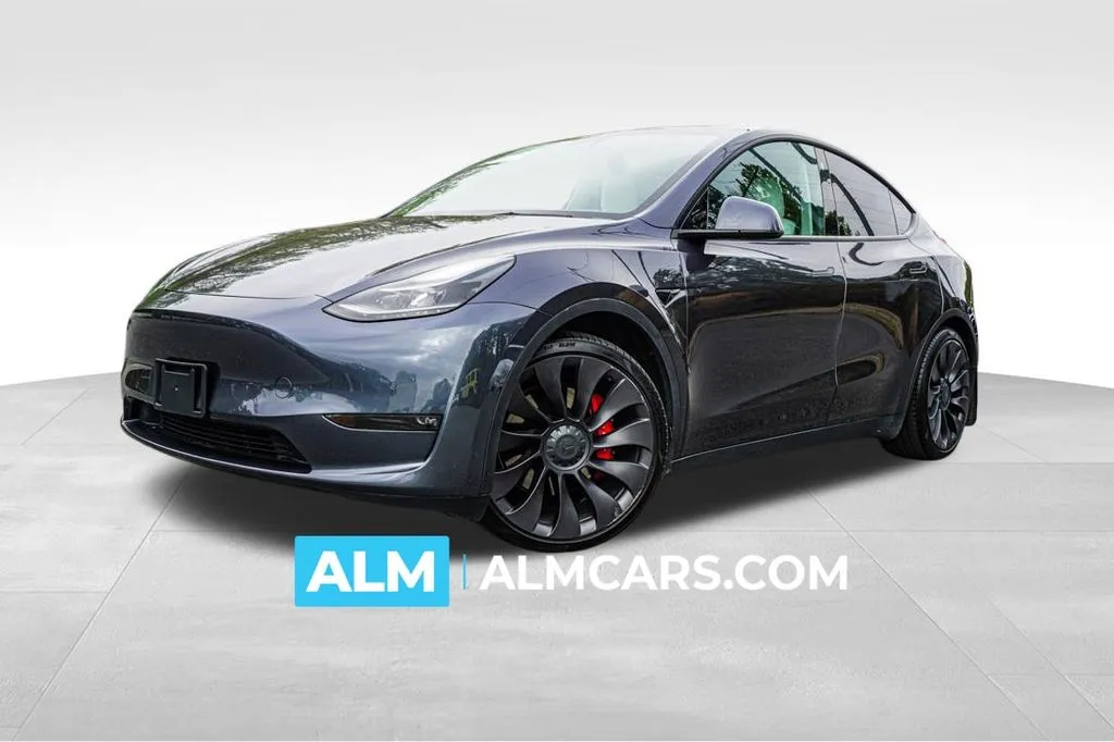 Used 2021 Tesla Model Y Performance with VIN 5YJYGDEF2MF201960 for sale in Lumberton, NC