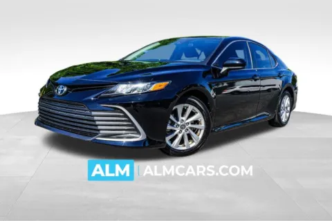Black 2021 Toyota Camry LE for sale in Marietta, GA