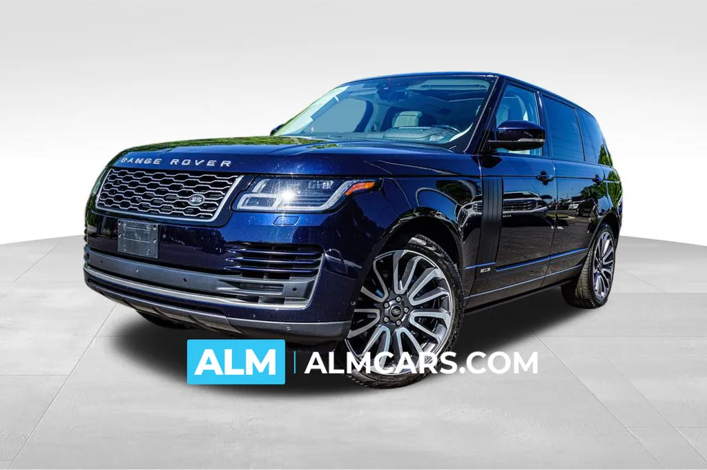 Blue 2020 Land Rover Range Rover Supercharged for sale in Marietta, GA