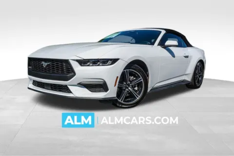 White 2025 Ford Mustang EcoBoost Premium for sale in Marietta, GA