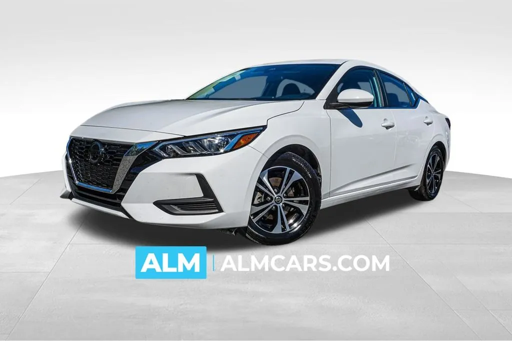 White 2023 Nissan Sentra SV for sale in Marietta, GA