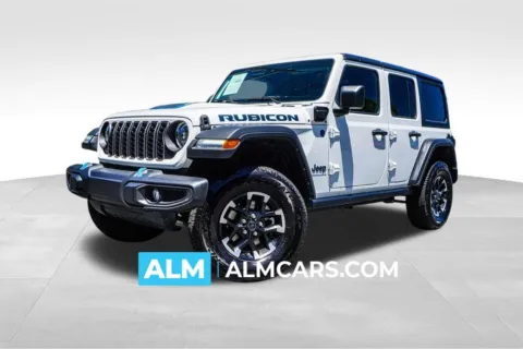 White 2024 Jeep Wrangler Rubicon 4xe for sale in Marietta, GA