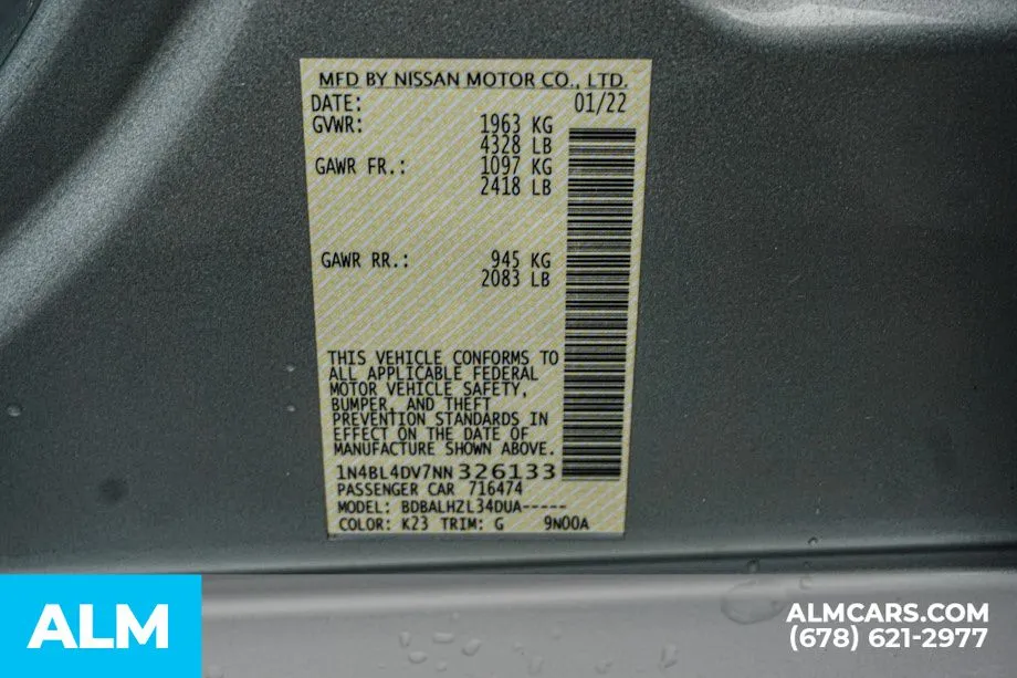2022 Nissan Altima SV - Photo 55