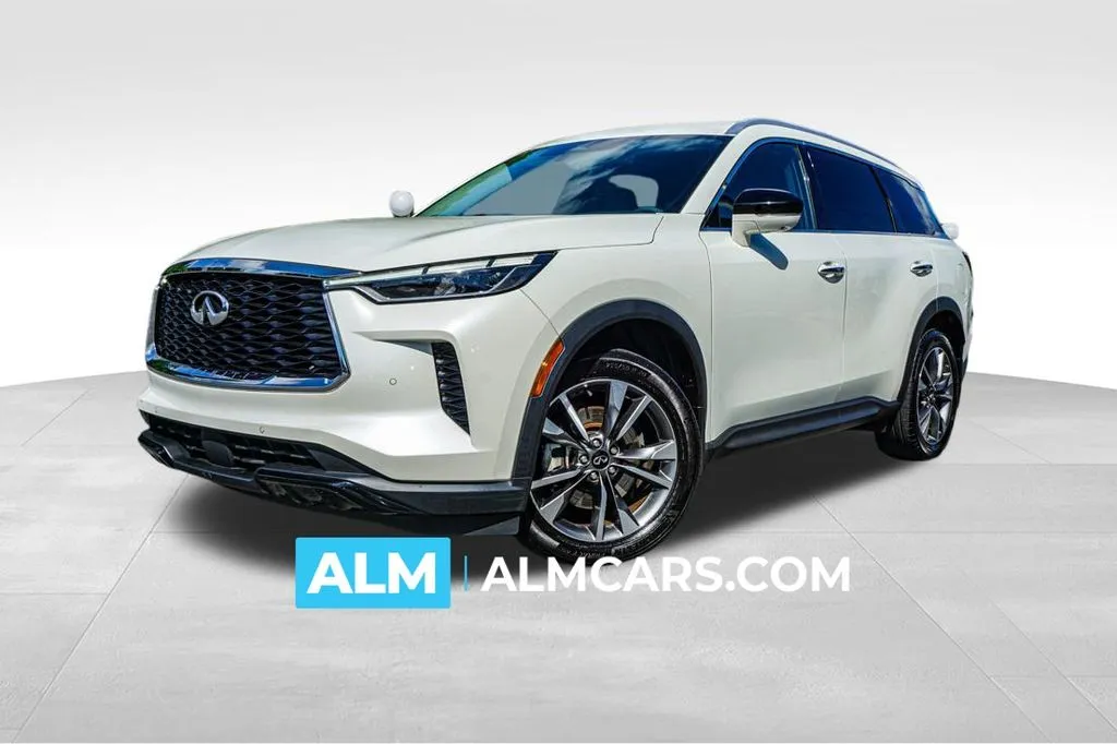 White 2023 INFINITI QX60 LUXE for sale in Marietta, GA