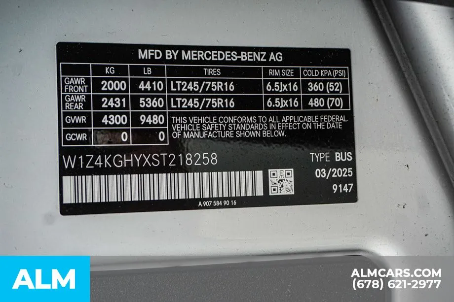 2025 Mercedes-Benz Sprinter Passenger Van Base - Photo 61
