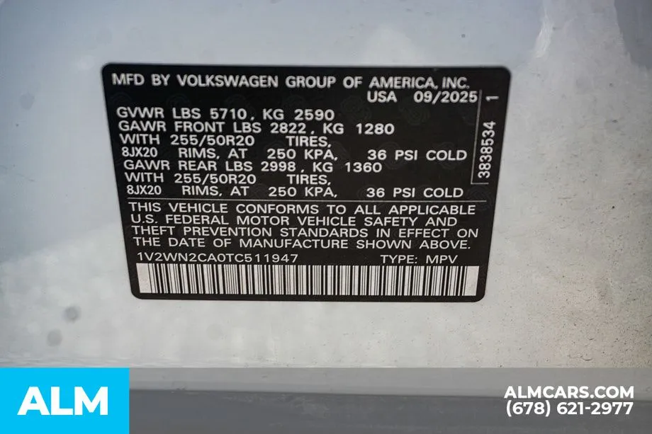 2026 Volkswagen Atlas SE w/Tech - Photo 61