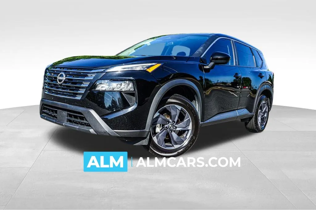 Black 2024 Nissan Rogue SV for sale in Marietta, GA