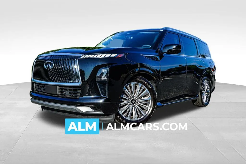 Black 2025 INFINITI QX80 LUXE for sale in Marietta, GA