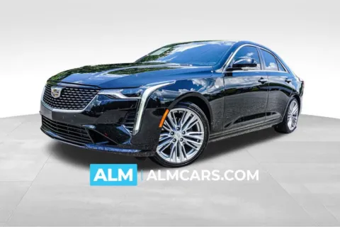 Black 2022 Cadillac CT4 Premium Luxury for sale in Marietta, GA