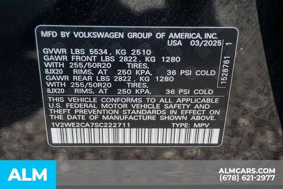 2025 Volkswagen Atlas Cross Sport SE w/Tech - Photo 60