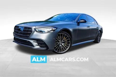 Gray 2022 Mercedes-Benz S-Class S 580 for sale in Marietta, GA