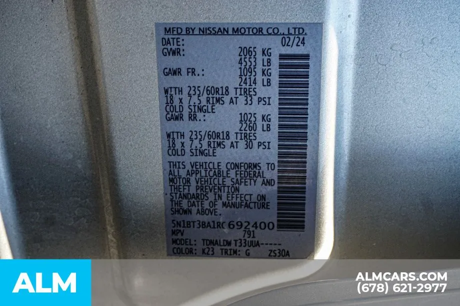 2024 Nissan Rogue SV - Photo 55