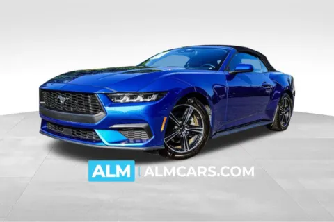 Blue 2024 Ford Mustang EcoBoost Premium for sale in Marietta, GA