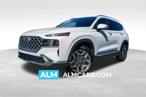 White 2023 Hyundai Santa Fe Plug-In Hybrid Limited for sale in Marietta, GA