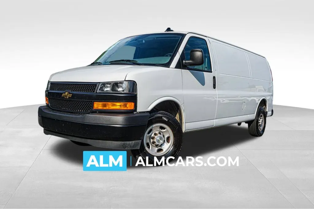 White 2025 Chevrolet Express 3500 Work Van for sale in Marietta, GA