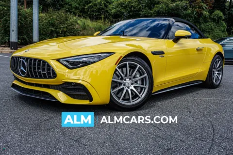 Yellow 2023 Mercedes-Benz SL-Class SL 43 AMG for sale in Marietta, GA