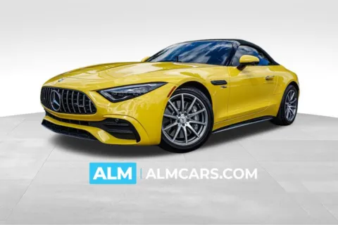 Yellow 2023 Mercedes-Benz SL-Class SL 43 AMG for sale in Marietta, GA