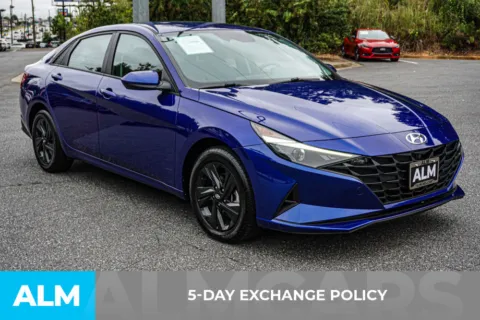 Another view of 2023 Hyundai Elantra Hybrid Blue for sale in Marietta, GA at ALM Marietta