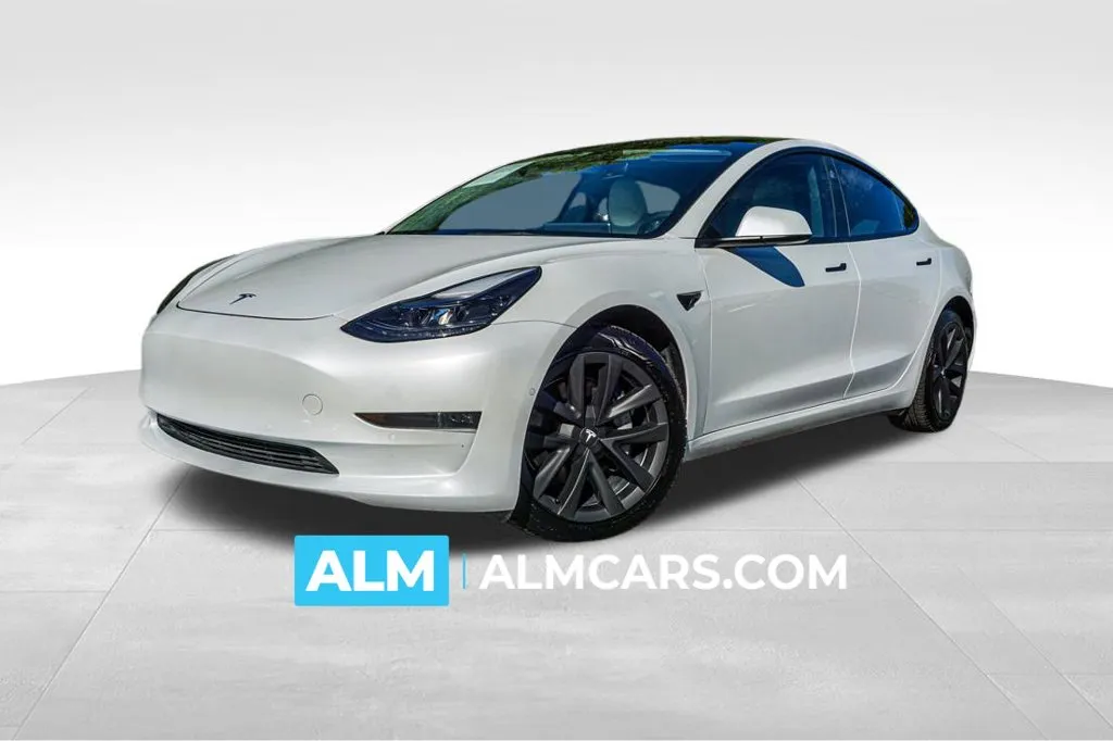 White 2022 Tesla Model 3 Long Range for sale in Marietta, GA