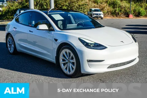 Another view of 2021 Tesla Model 3 Long Range for sale in Marietta, GA at ALM Marietta