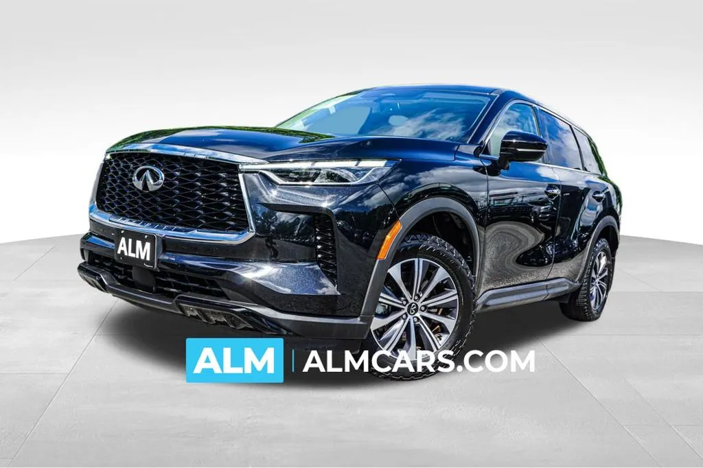 Black 2022 INFINITI QX60 PURE for sale in Marietta, GA