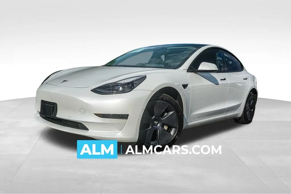 White 2022 Tesla Model 3 Long Range for sale in Marietta, GA