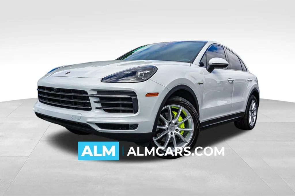 White 2023 Porsche Cayenne E-Hybrid Coupe for sale in Marietta, GA