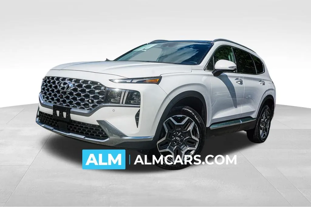 White 2023 Hyundai Santa Fe Limited for sale in Marietta, GA