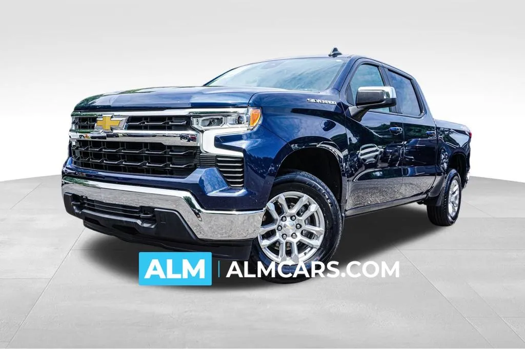 Blue 2022 Chevrolet Silverado 1500 LT for sale in Marietta, GA