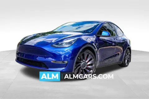 Blue 2021 Tesla Model Y Performance for sale in Marietta, GA