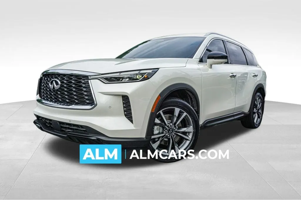 White 2023 INFINITI QX60 LUXE for sale in Marietta, GA