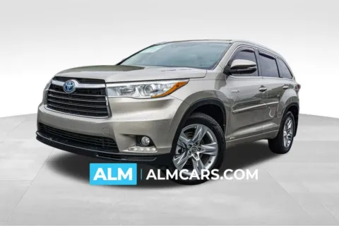 Beige 2016 Toyota Highlander Hybrid Limited for sale in Marietta, GA