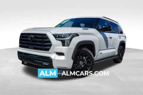White 2024 Toyota Sequoia Capstone for sale in Marietta, GA