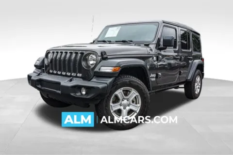 Gray 2018 Jeep Wrangler Unlimited Sport S for sale in Marietta, GA
