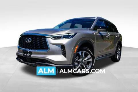 Silver 2023 INFINITI QX60 LUXE for sale in Marietta, GA