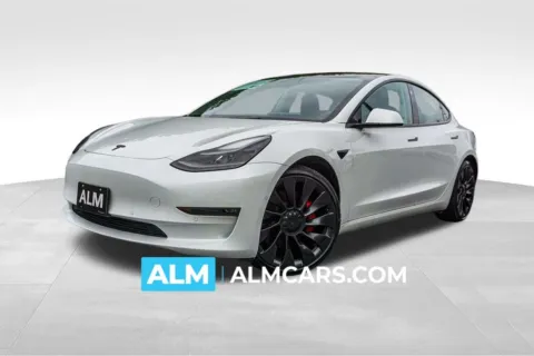 White 2021 Tesla Model 3 Performance for sale in Marietta, GA